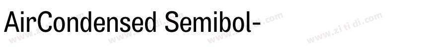AirCondensed Semibol字体转换